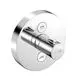 KLUDI-PUSH-UP-Thermostatarm-mit-Drucktaste-fuer-2-Verbraucher-rund-chrom-389120538 gallery number 1